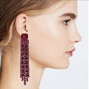 Kate Spade glitzvilla chain fringe earrings